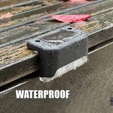 Wireless Solar Deck Lights Outdoor Pack of 4