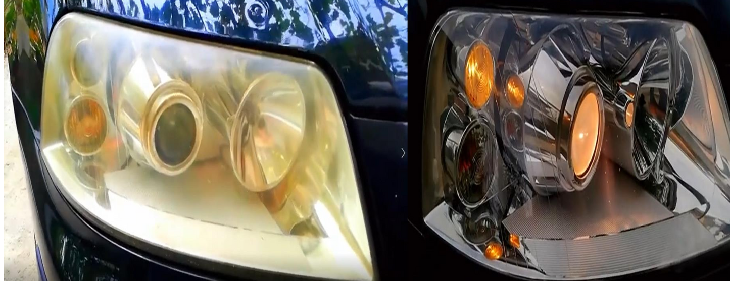 Car Headlight Repair Liquid – Powerful Advance Fluid, Scratch Remover ( Pack Of 2 )