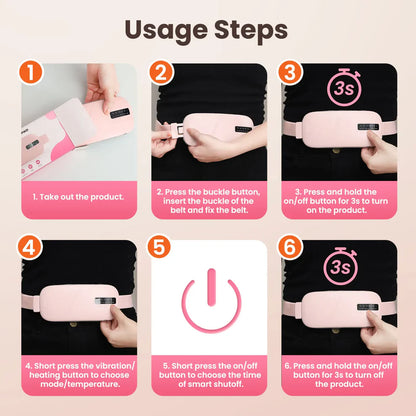Portable Cordless Heating Pad - Menstrual Heating Pad