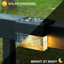 Wireless Solar Deck Lights Outdoor Pack of 4