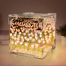 Tulip Cube Mirror Lamp